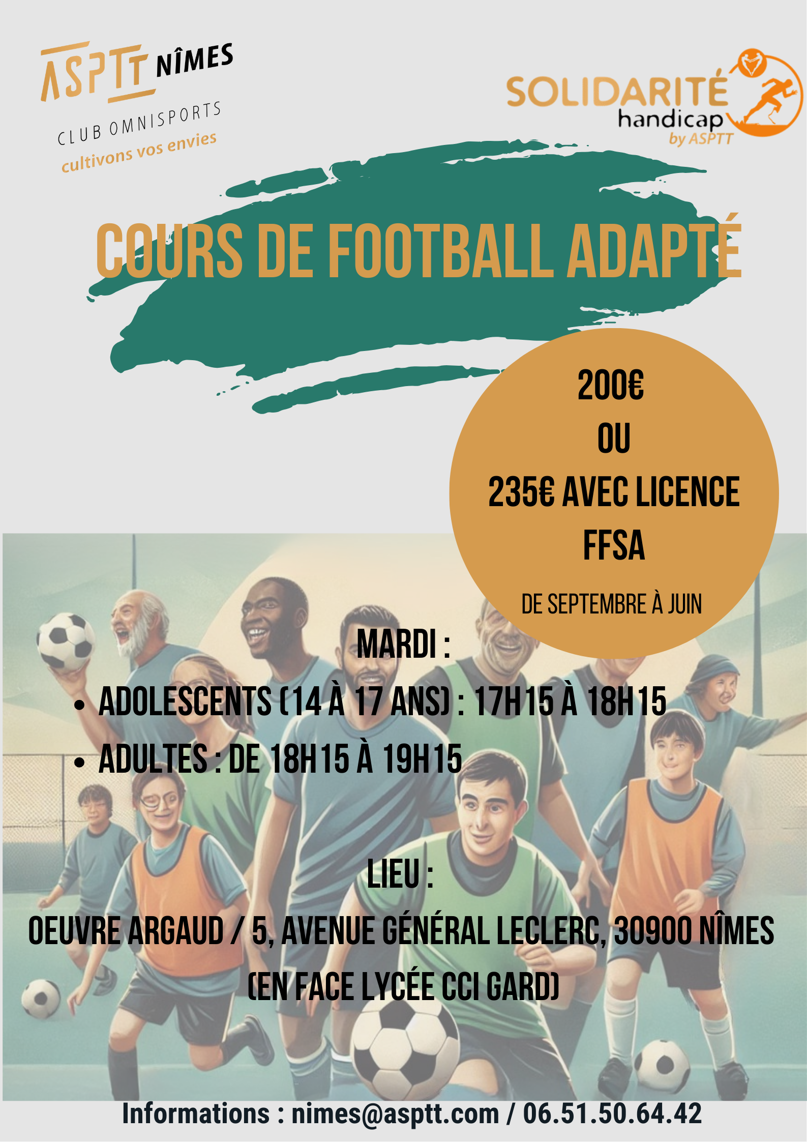 Football adapté - CDOS30