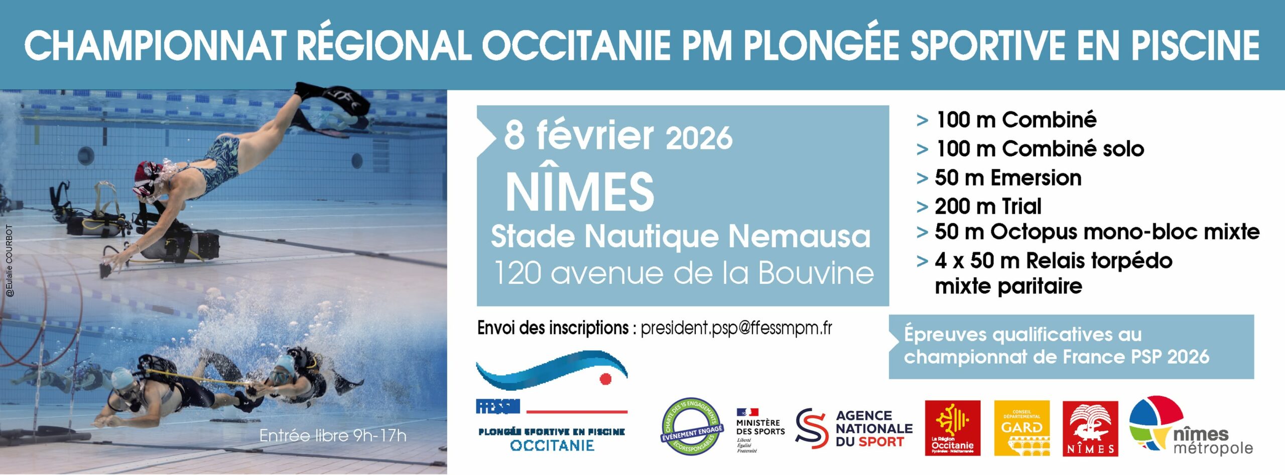 Championnat régional plongée en piscine - CDOS30