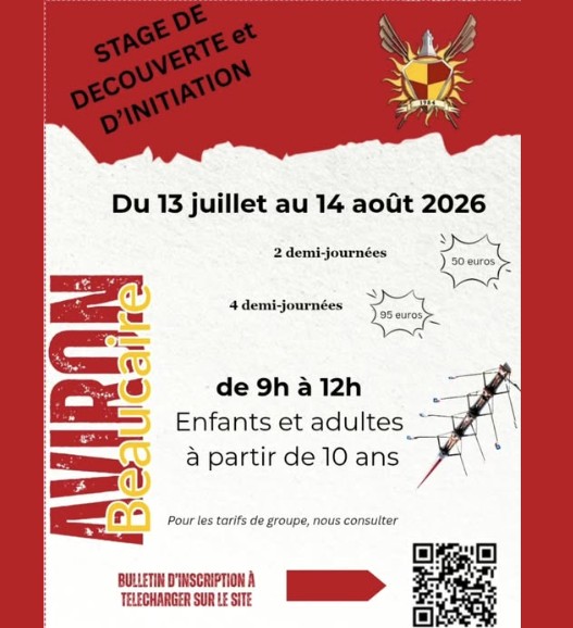 Stage découverte Aviron - CDOS30