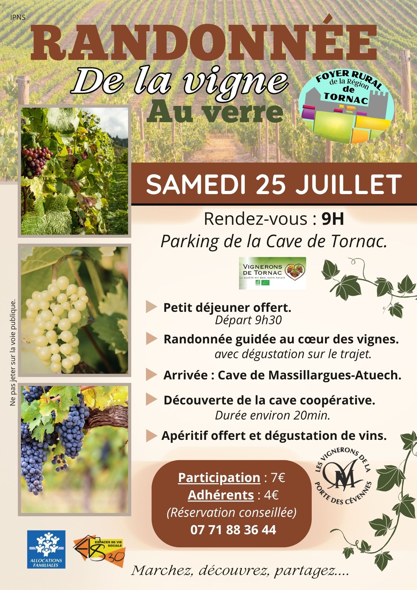 Randonnée de la vigne au verre - CDOS30