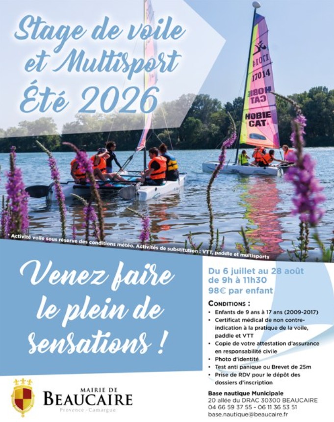 Stage voile Beaucaire - CDOS30
