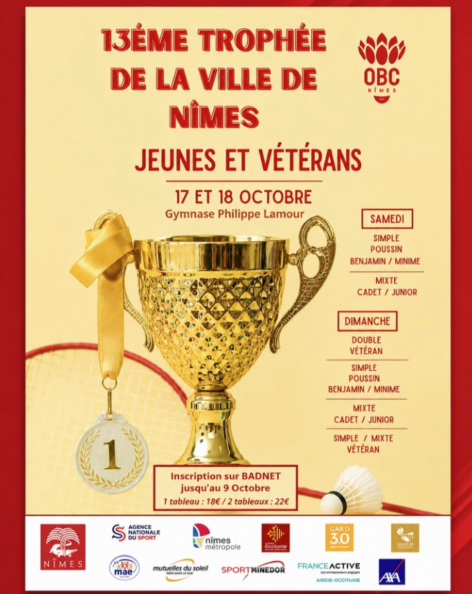 13ème trophée ville de Nîmes - CDOS30